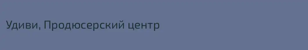Удиви, Продюсерский центр